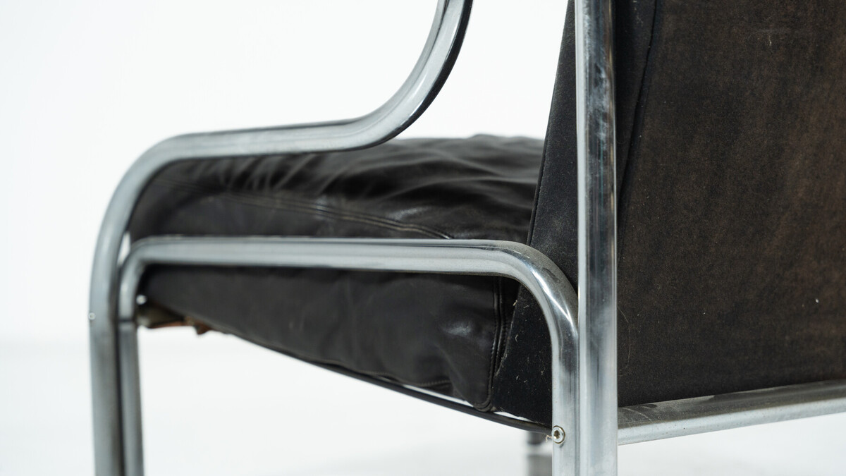 Stringa Armchair by Gae Aulenti, 1962 - Original Upholstery