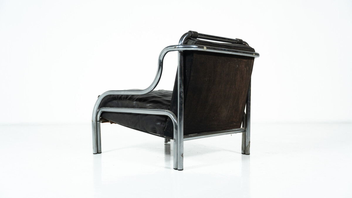 Stringa Armchair by Gae Aulenti, 1962 - Original Upholstery