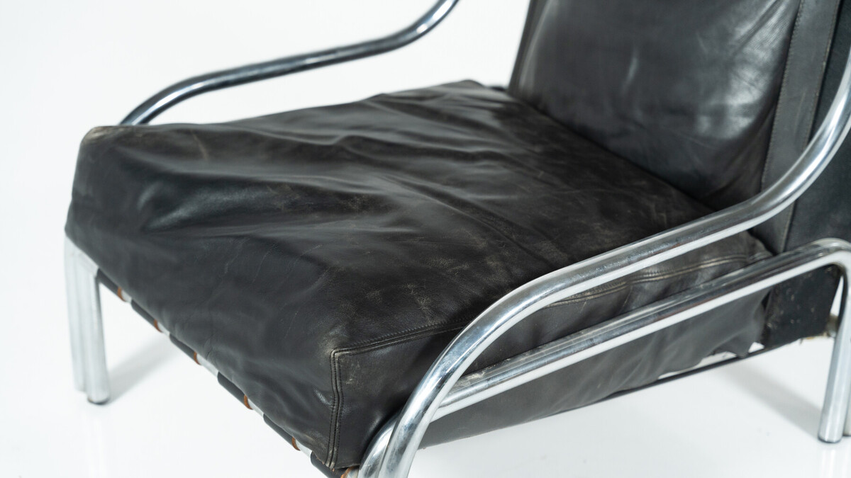 Stringa Armchair by Gae Aulenti, 1962 - Original Upholstery