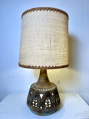 Table Lamp by Agnès Escala, signed, France, 1960s