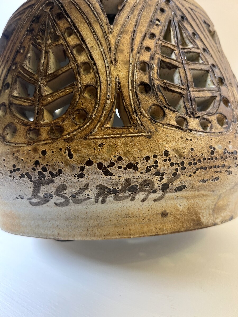 Table Lamp by Agnès Escala, signed, France, 1960s