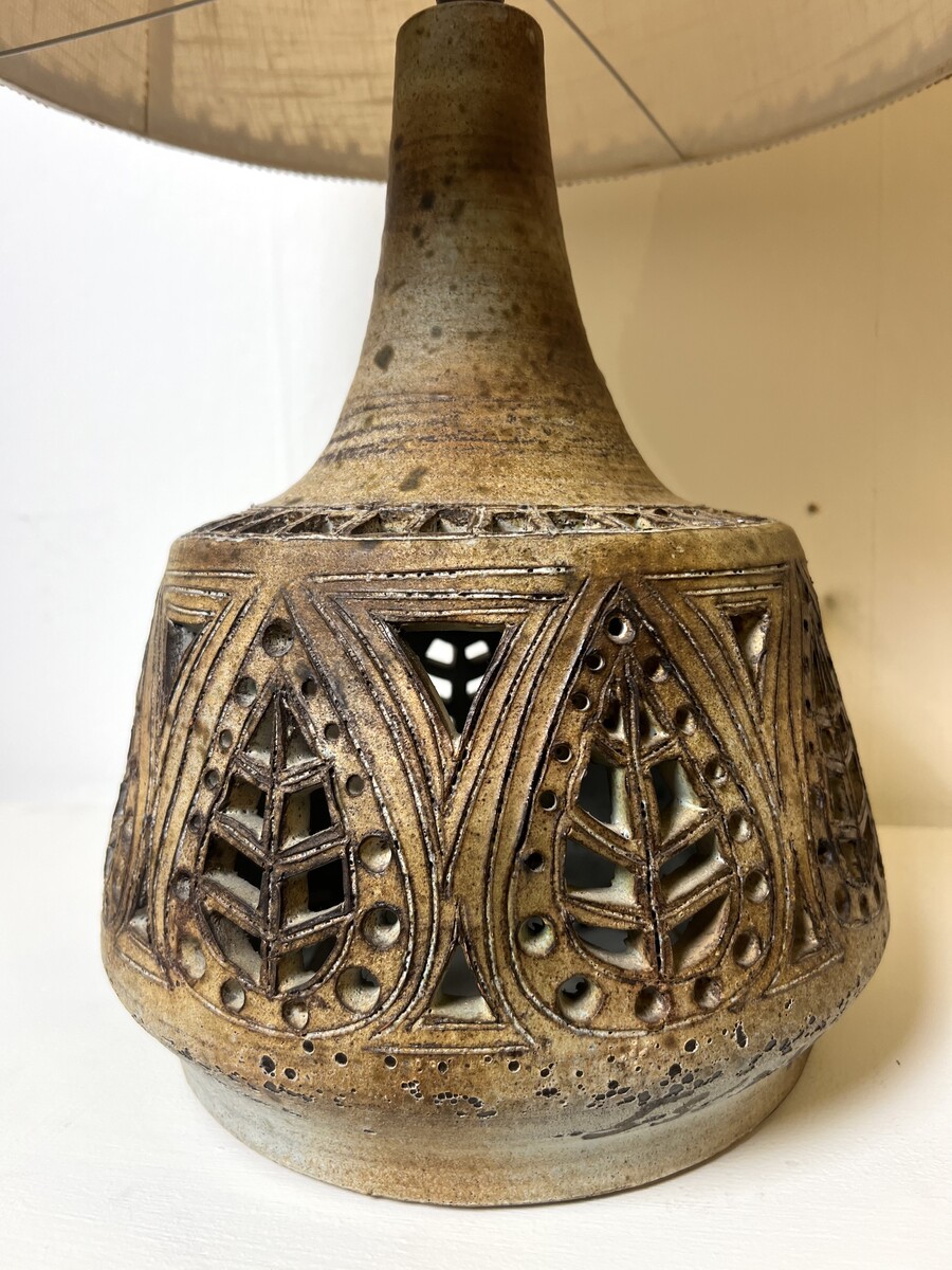 Table Lamp by Agnès Escala, signed, France, 1960s