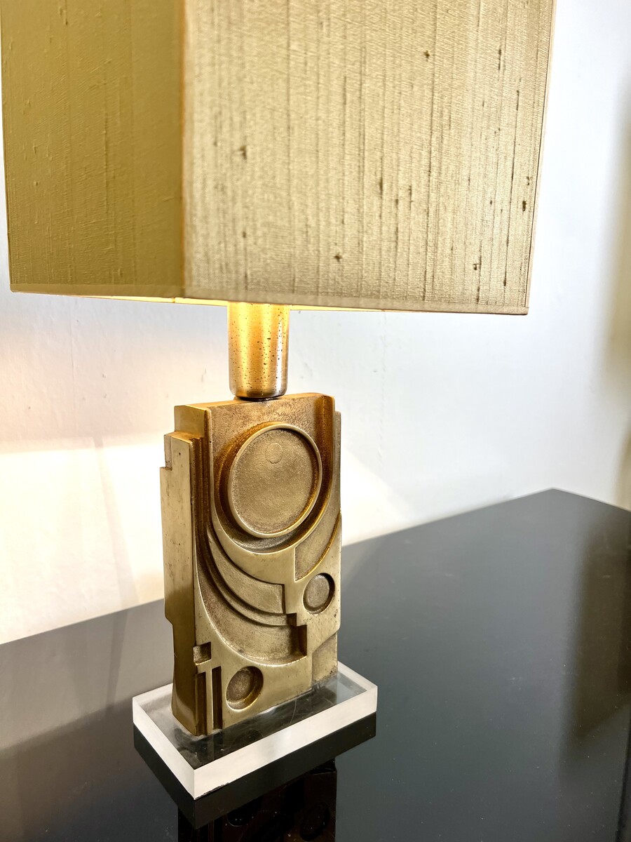 Table Lamp By Giuseppe Calonaci, Signed, N178/300, Italy, 1970's