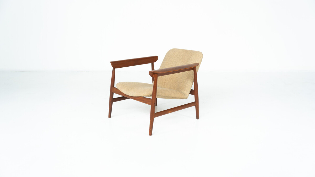 Teak Lounge Chair Mod. BO-118 by Finn Juhl for Bovirke, 1950s