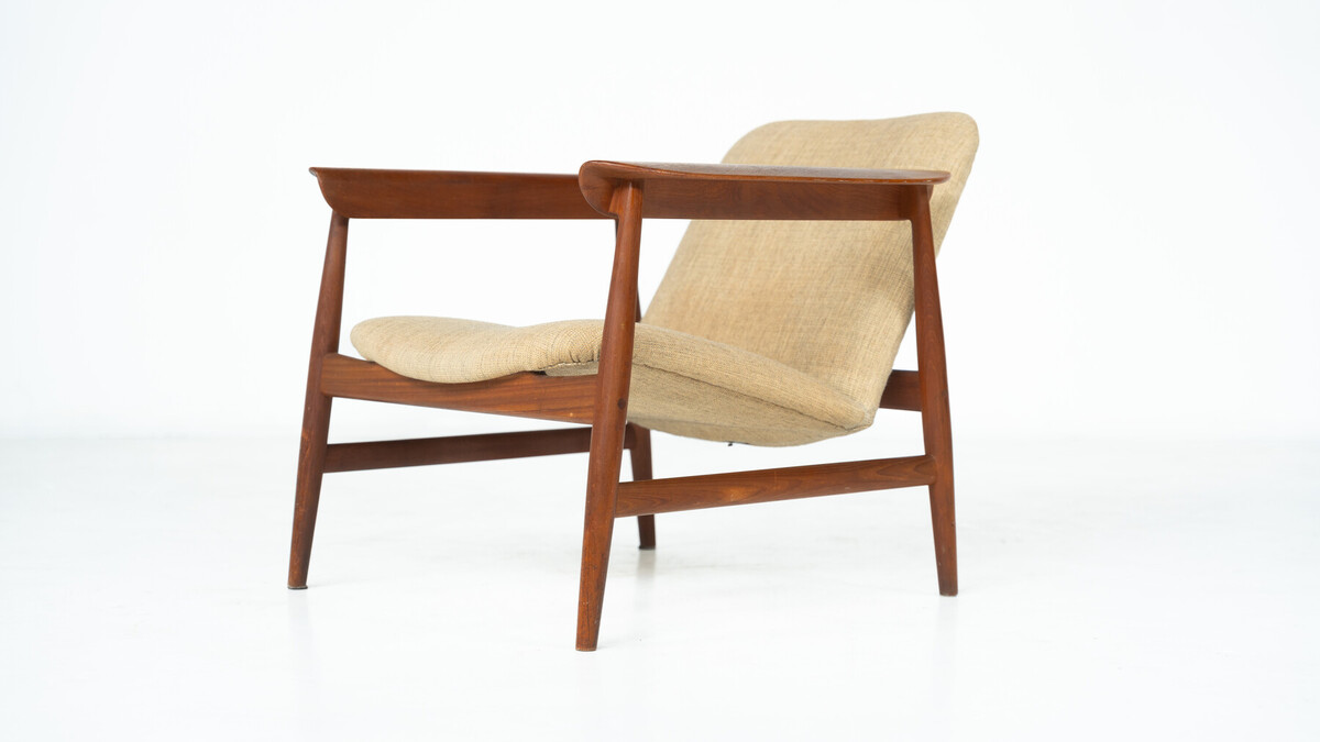 Teak Lounge Chair Mod. BO-118 by Finn Juhl for Bovirke, 1950s