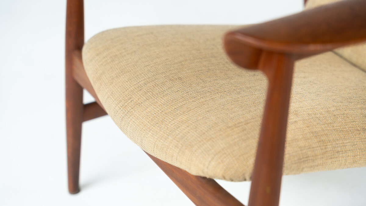 Teak Lounge Chair Mod. BO-118 by Finn Juhl for Bovirke, 1950s