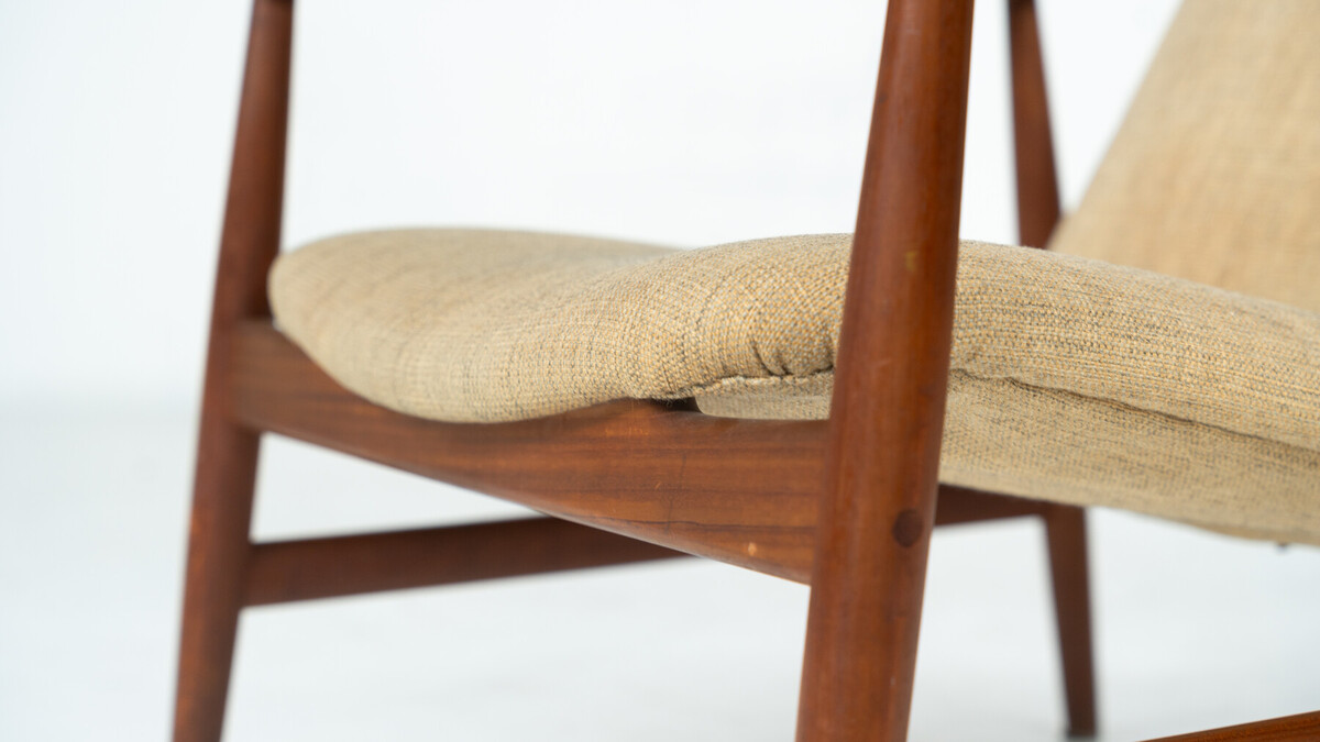Teak Lounge Chair Mod. BO-118 by Finn Juhl for Bovirke, 1950s