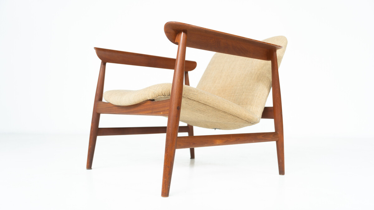 Teak Lounge Chair Mod. BO-118 by Finn Juhl for Bovirke, 1950s