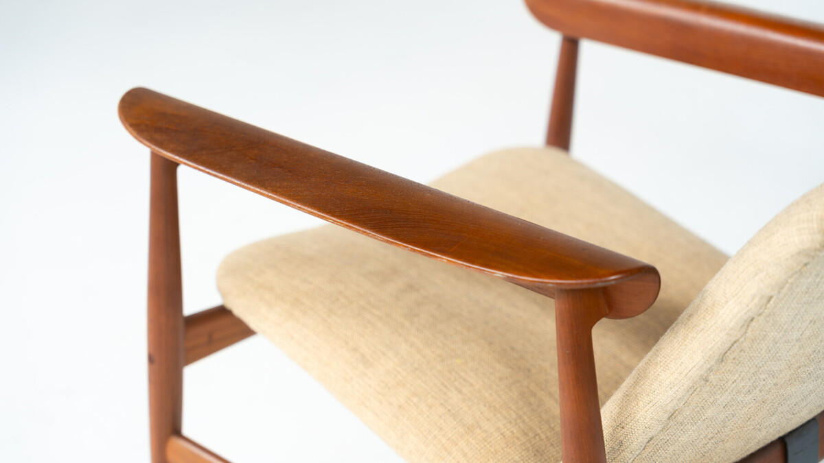 Teak Lounge Chair Mod. BO-118 by Finn Juhl for Bovirke, 1950s