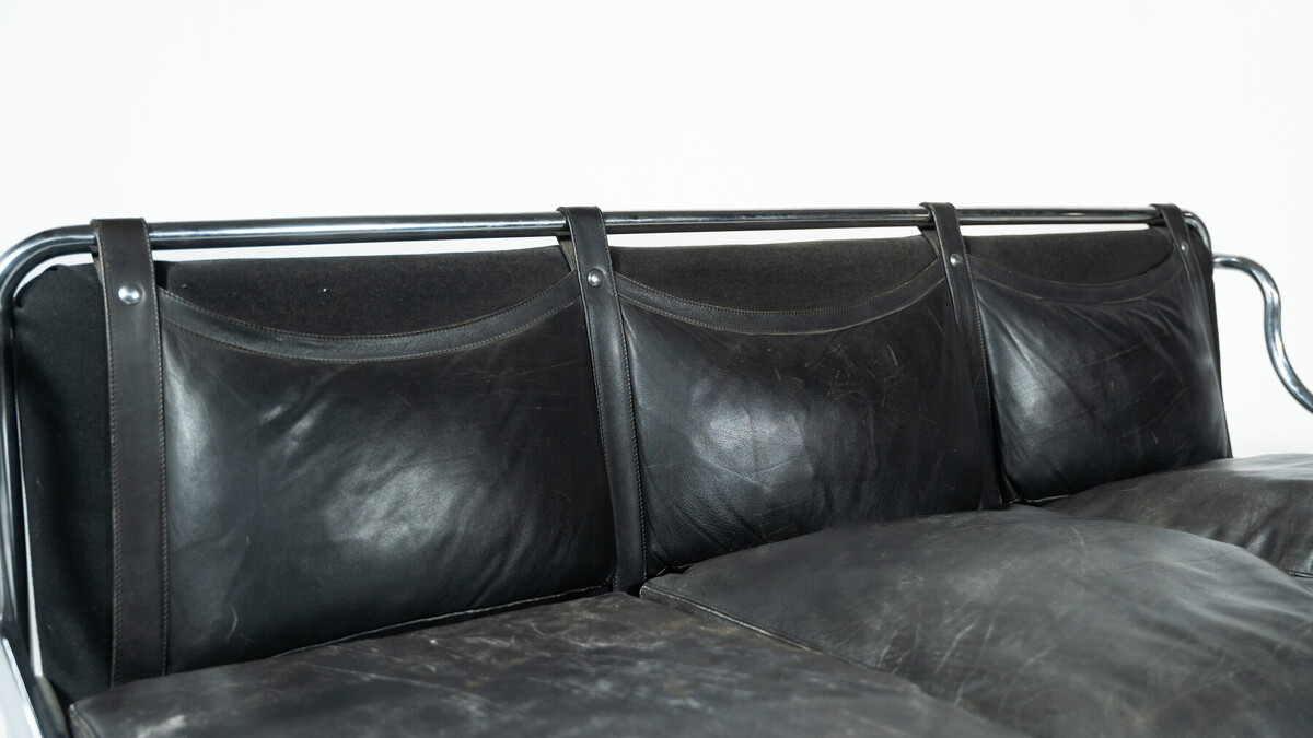 Three Seater Stringa Sofa by Gae Aulenti, Italy, 1962  - Original Upholstery