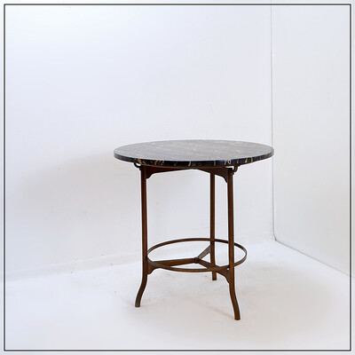 Tripod Side table in metal with 