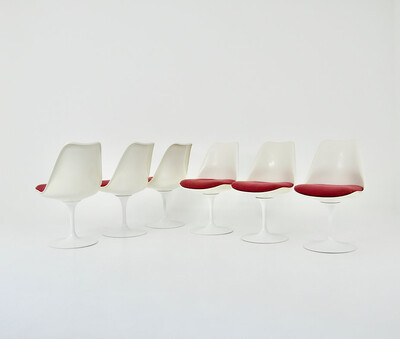 Tulip Dining Chairs by Eero Saarinen for Knoll International , 1970S, set of 6