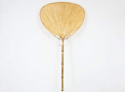 Uchiwa floor lamp by Ingo Maurer for Design M, 1970s