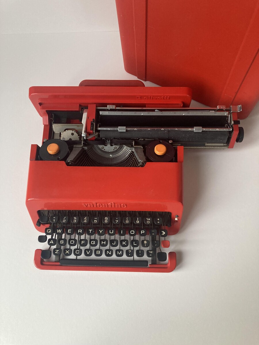 Valentine Red Typewriter by Ettore Sottsass for Olivetti, 1960s