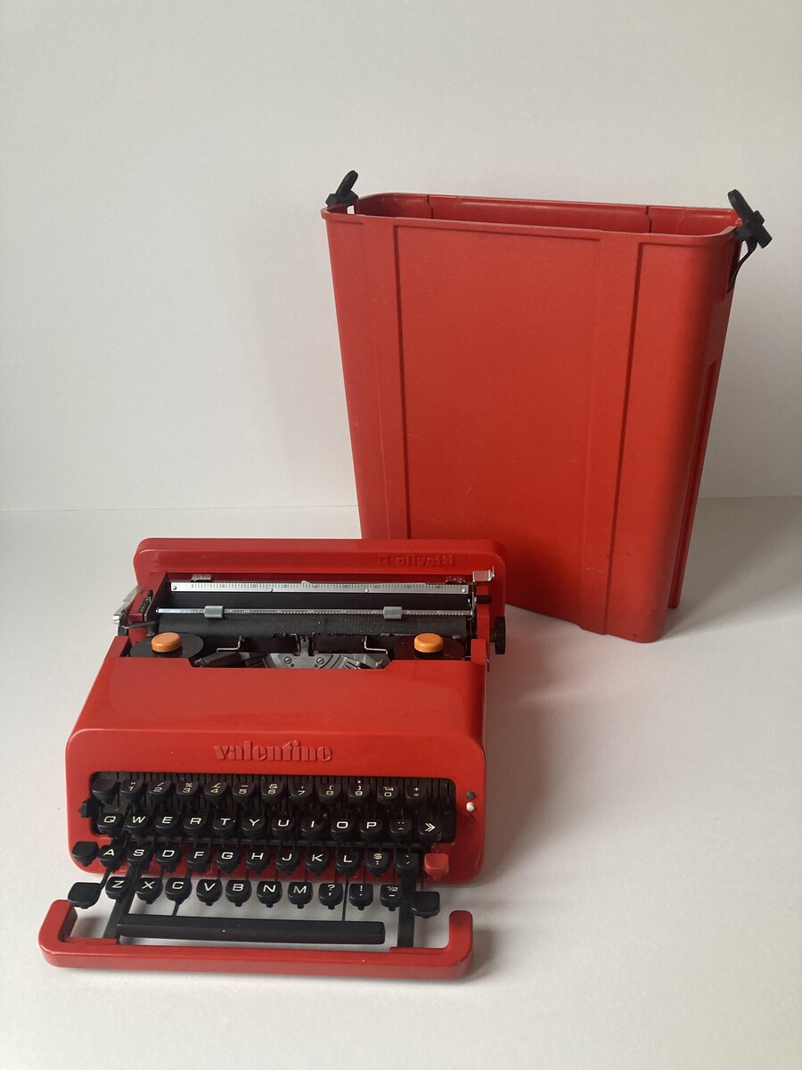 Valentine Red Typewriter by Ettore Sottsass for Olivetti, 1960s