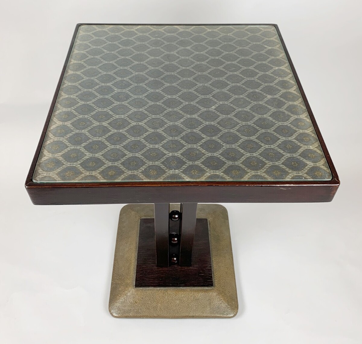Vienna secession Gueridon with glass plate by Josef Hoffmann - Austria c.1900
