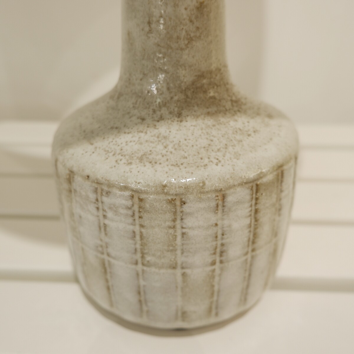 Vintage ceramic table lamp by Linnemann-Schmidt, model DL35 for Palshus