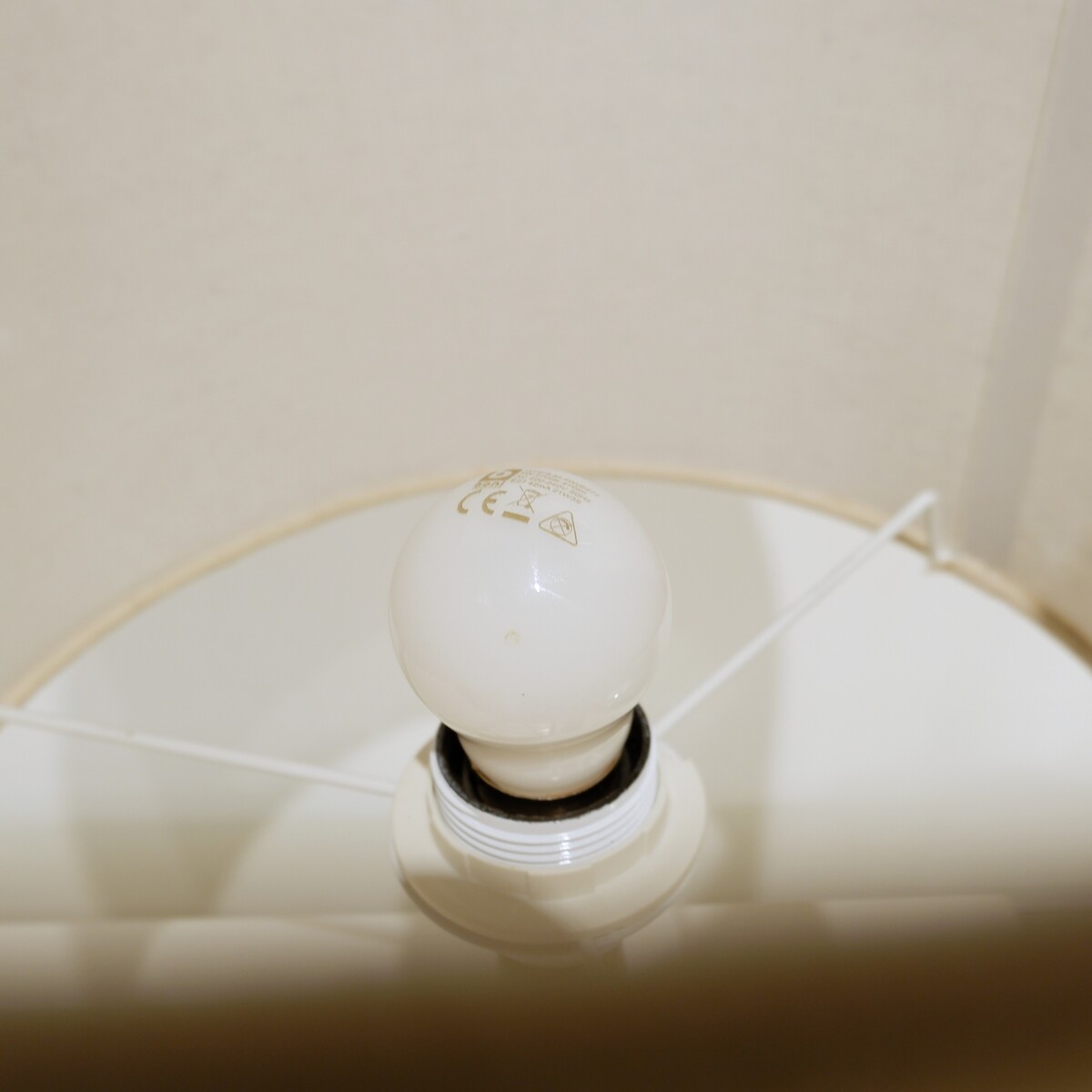 Vintage ceramic table lamp by Linnemann-Schmidt, model DL35 for Palshus