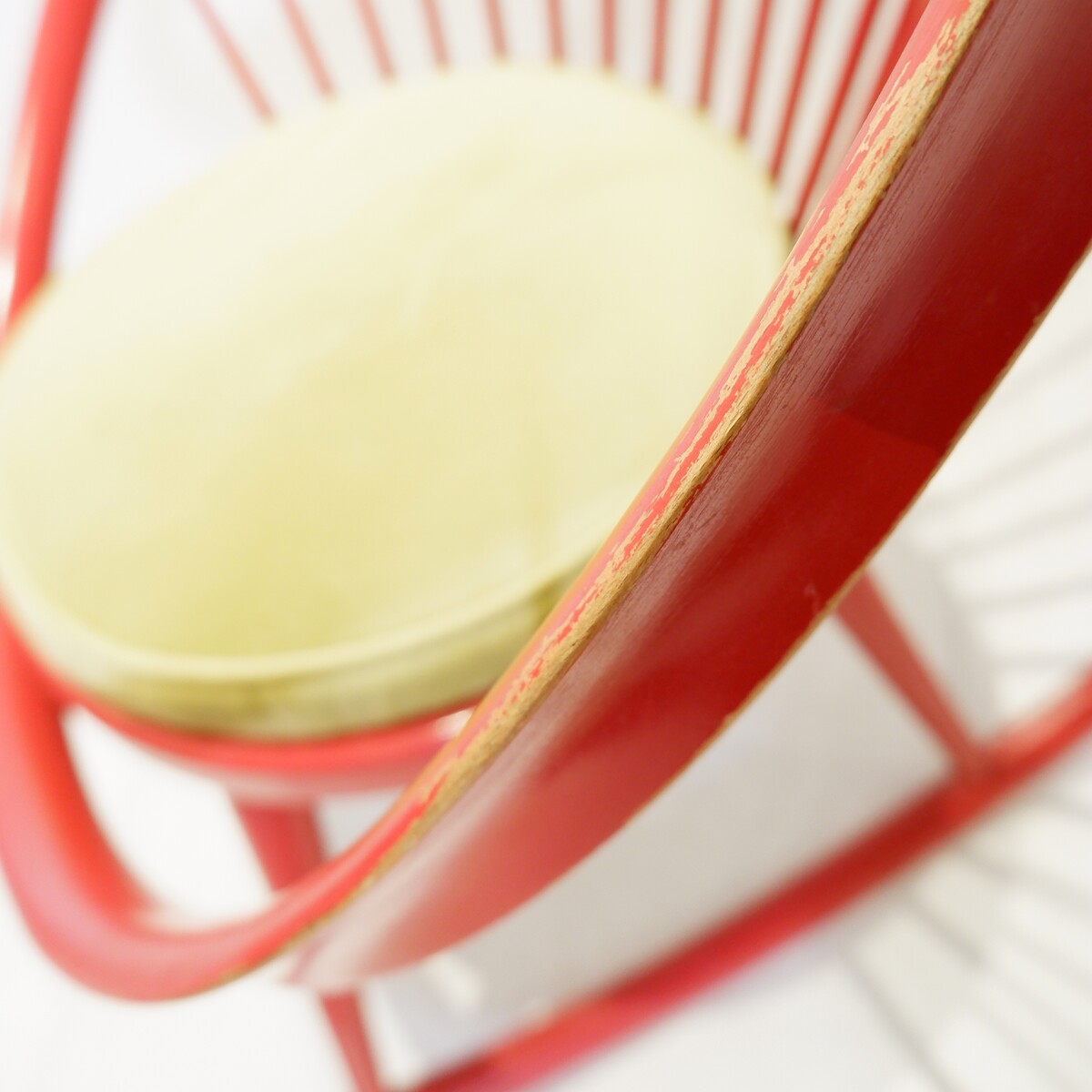 Vintage Circle Rocking Chair by Yngve Ekström for Stol AB Sweden -1960s