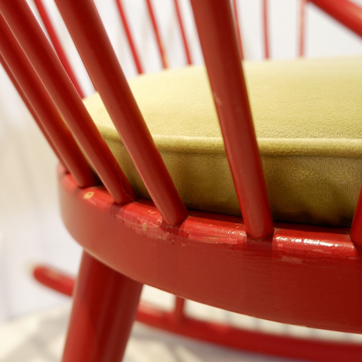 Vintage Circle Rocking Chair by Yngve Ekström for Stol AB Sweden -1960s