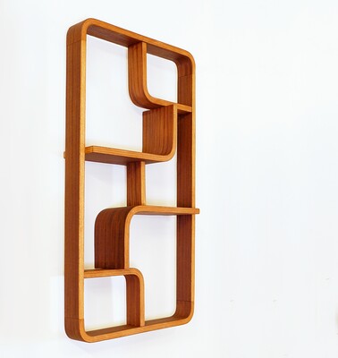 Vintage Czech Decorative Shelve Ludvik Volak style 