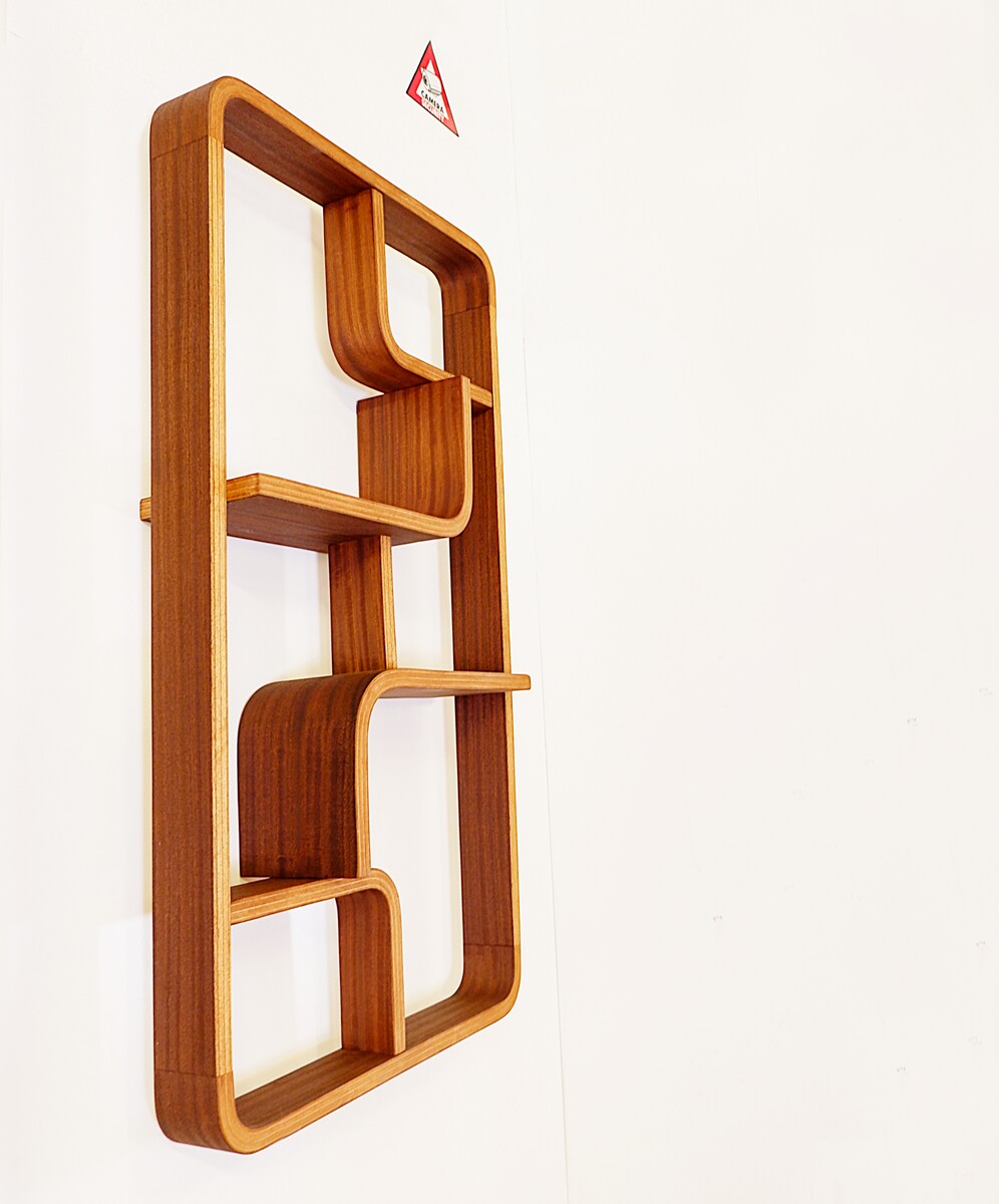 Vintage Czech Decorative Shelve Ludvik Volak style 
