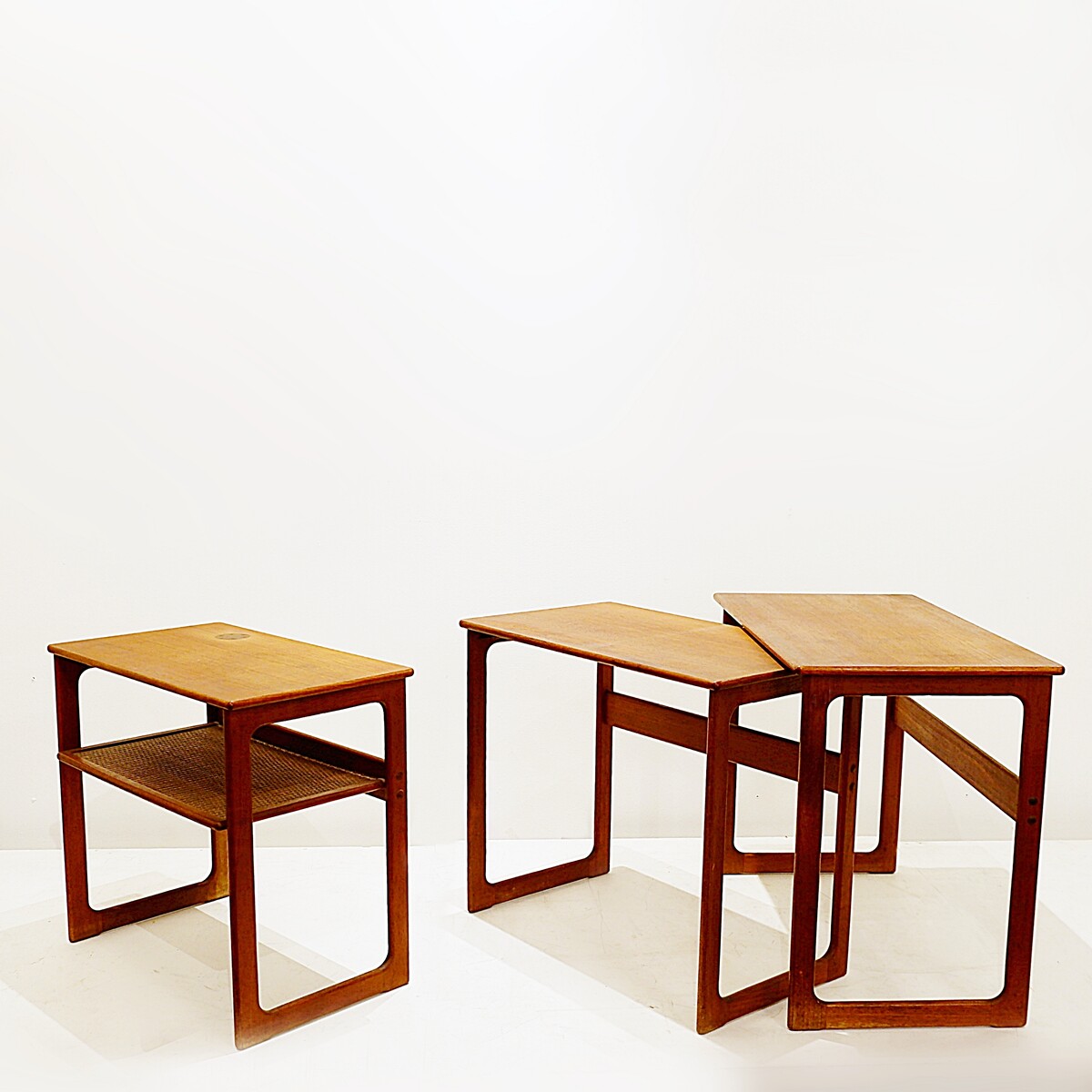 Vintage Danish Teak Nesting Tables