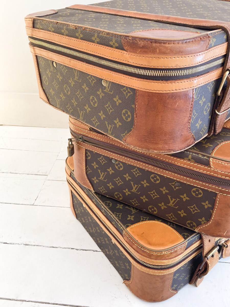 Vintage Suitcases by Louis Vuitton, France, 1980s