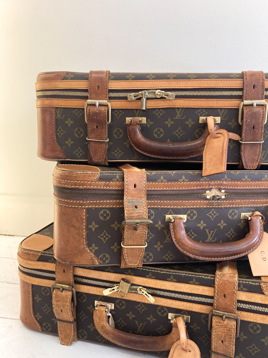 Vintage Suitcases by Louis Vuitton, France, 1980s