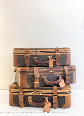 Vintage Suitcases by Louis Vuitton, France, 1980s