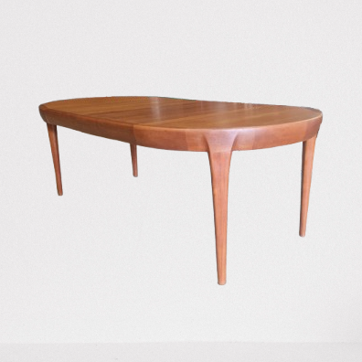 Vintage teak dining table by IB Kofod-Larsen for Faarup mobelfabriek, Denmark, 60s