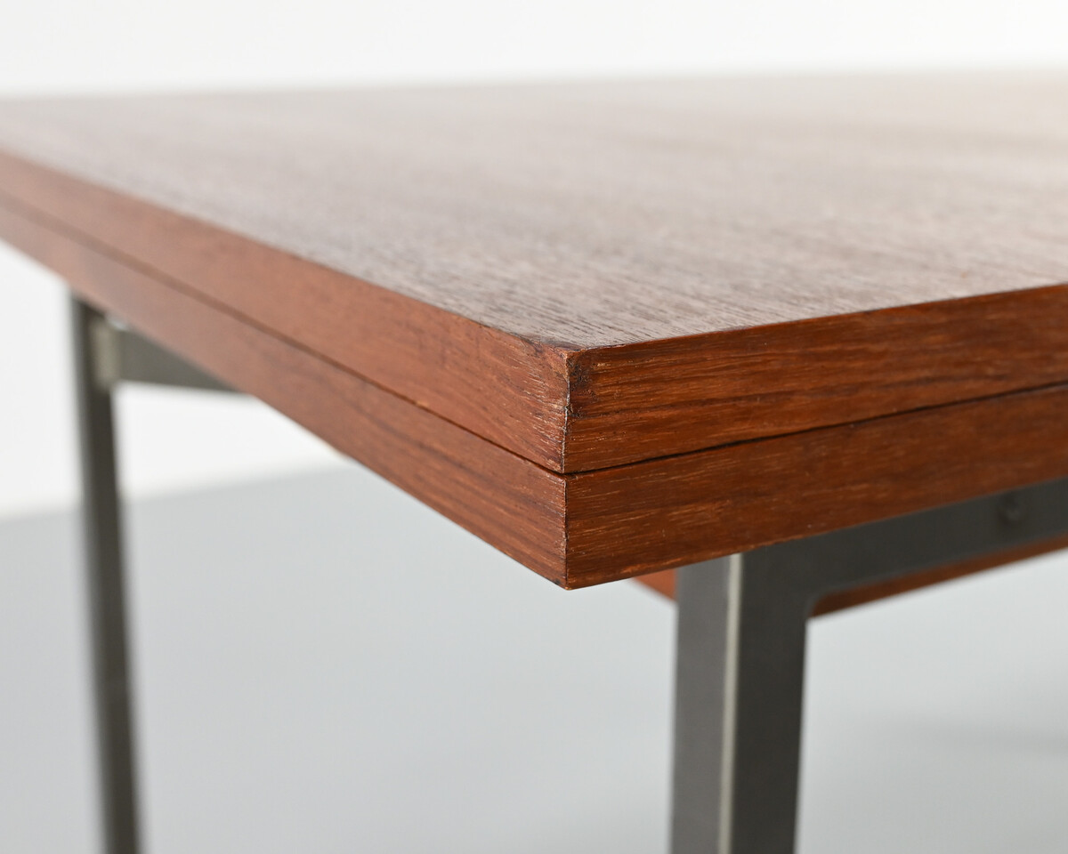 Vintage teak dining table, extendable, France, 1960s