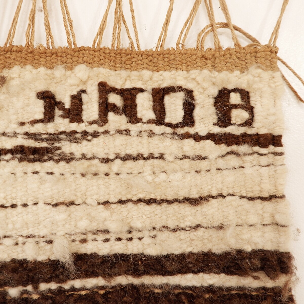 Vintage wool wall tapestry 120x186cm