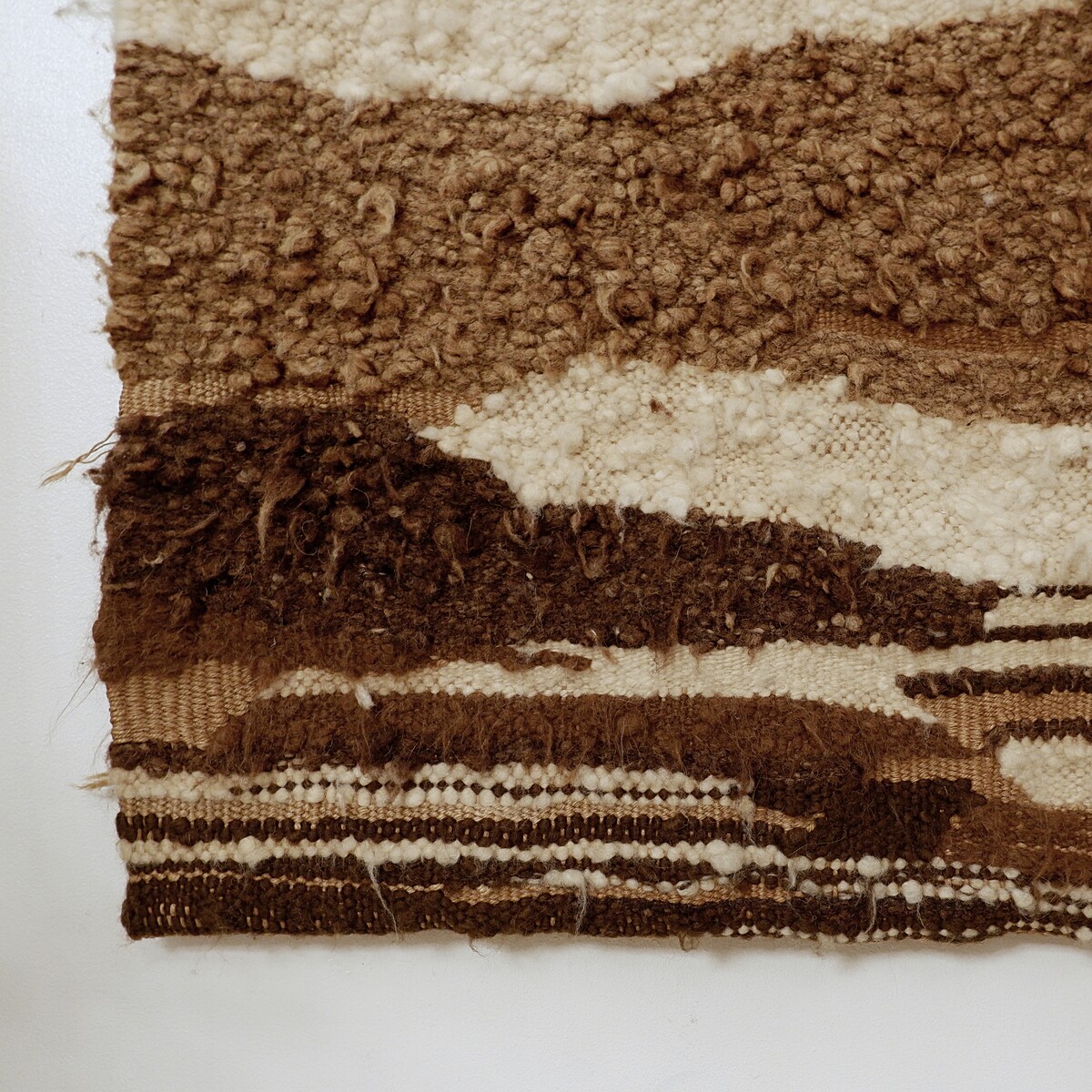 Vintage wool wall tapestry 120x186cm