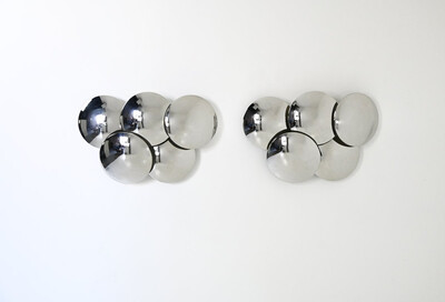 Wall lamps by Goffredo Reggiani for Reggiani, 1970s, Set of 2