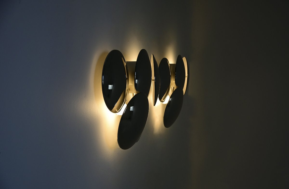 Wall lamps by Goffredo Reggiani for Reggiani, 1970s, Set of 2