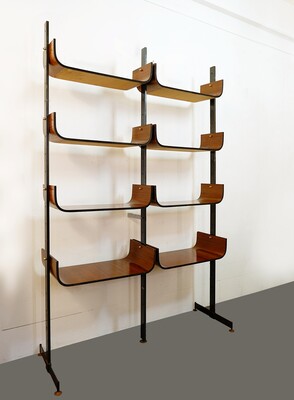 Wall Unit by Franco Campo and Carlo Graffi for Home Torino, 1950s