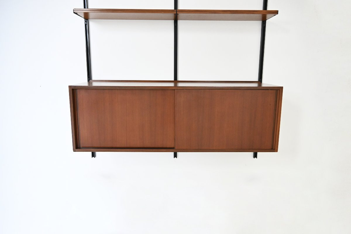 Wall unit E22 by Osvaldo Borsani for Tecno, 1950s
