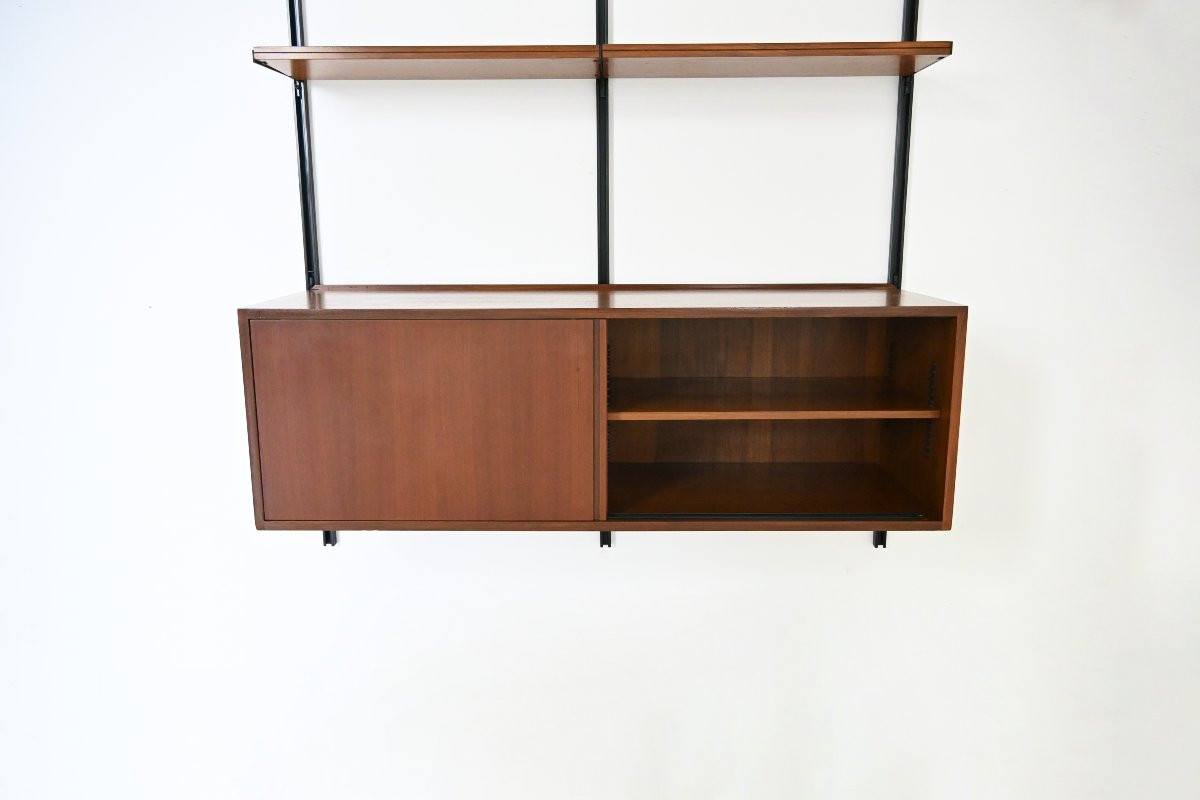 Wall unit E22 by Osvaldo Borsani for Tecno, 1950s