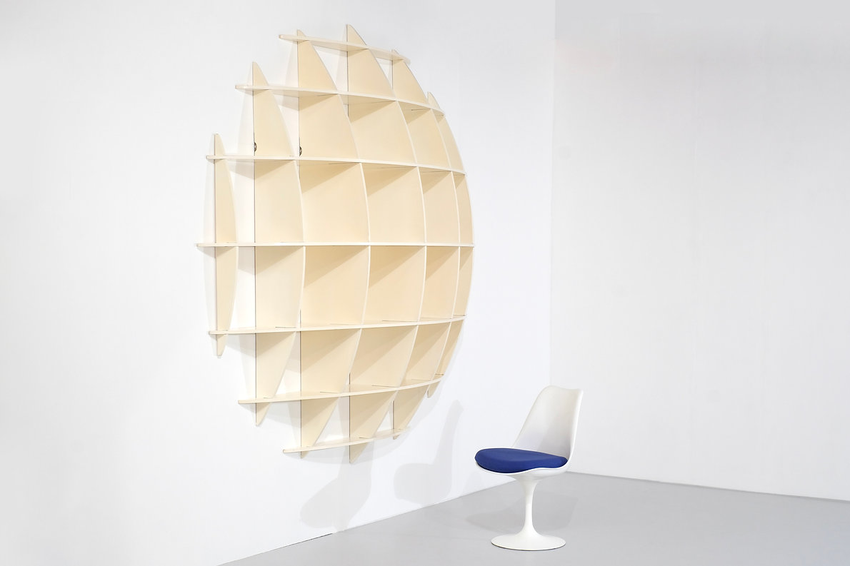 Wall unit Tyco Manfredo Massiron for Nikol International, 1970s.