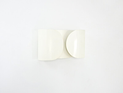 White Foglio Wall lamp by Afra & Tobia Scarpa for Flos, 1960s