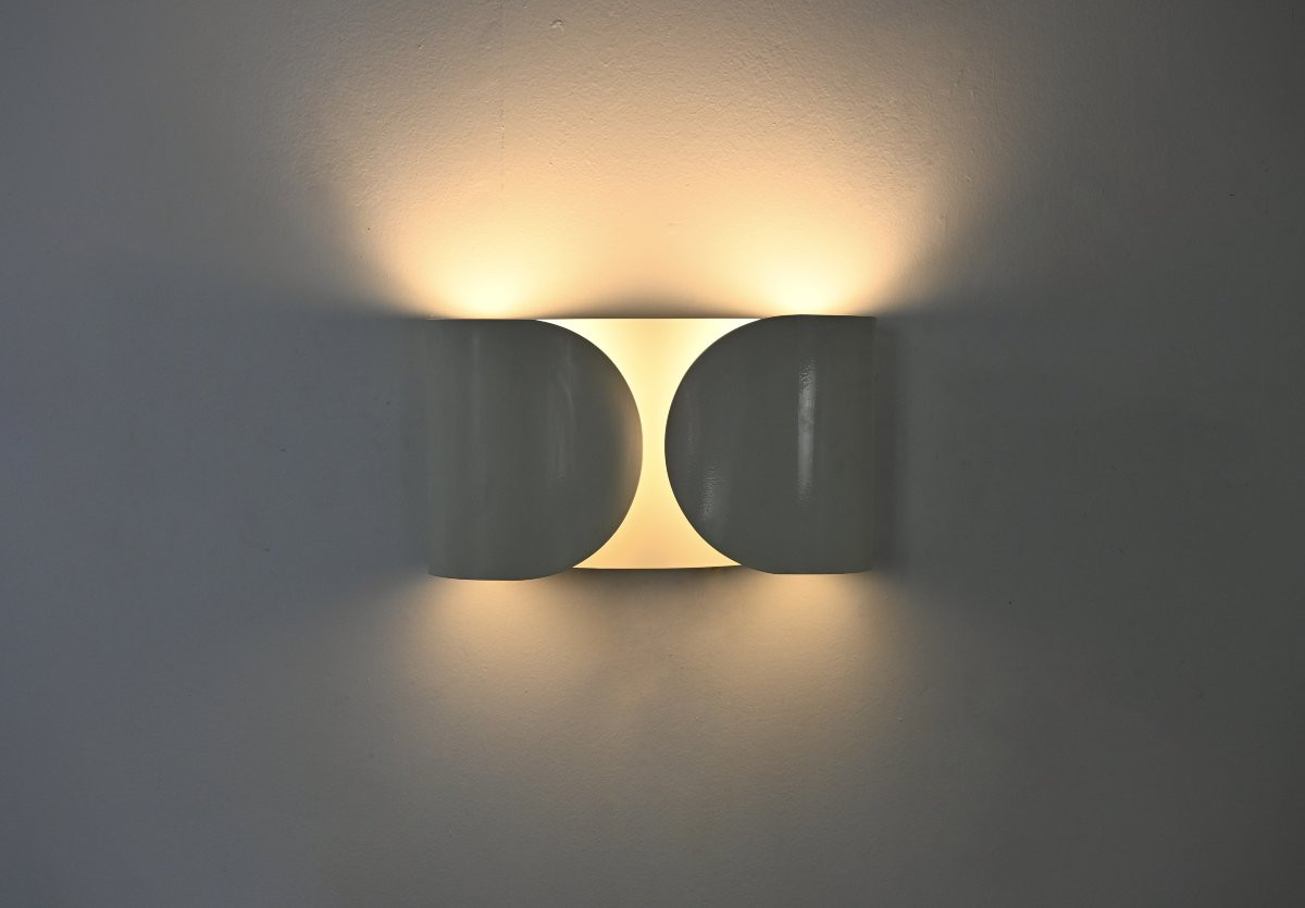 White Foglio Wall lamp by Afra & Tobia Scarpa for Flos, 1960s