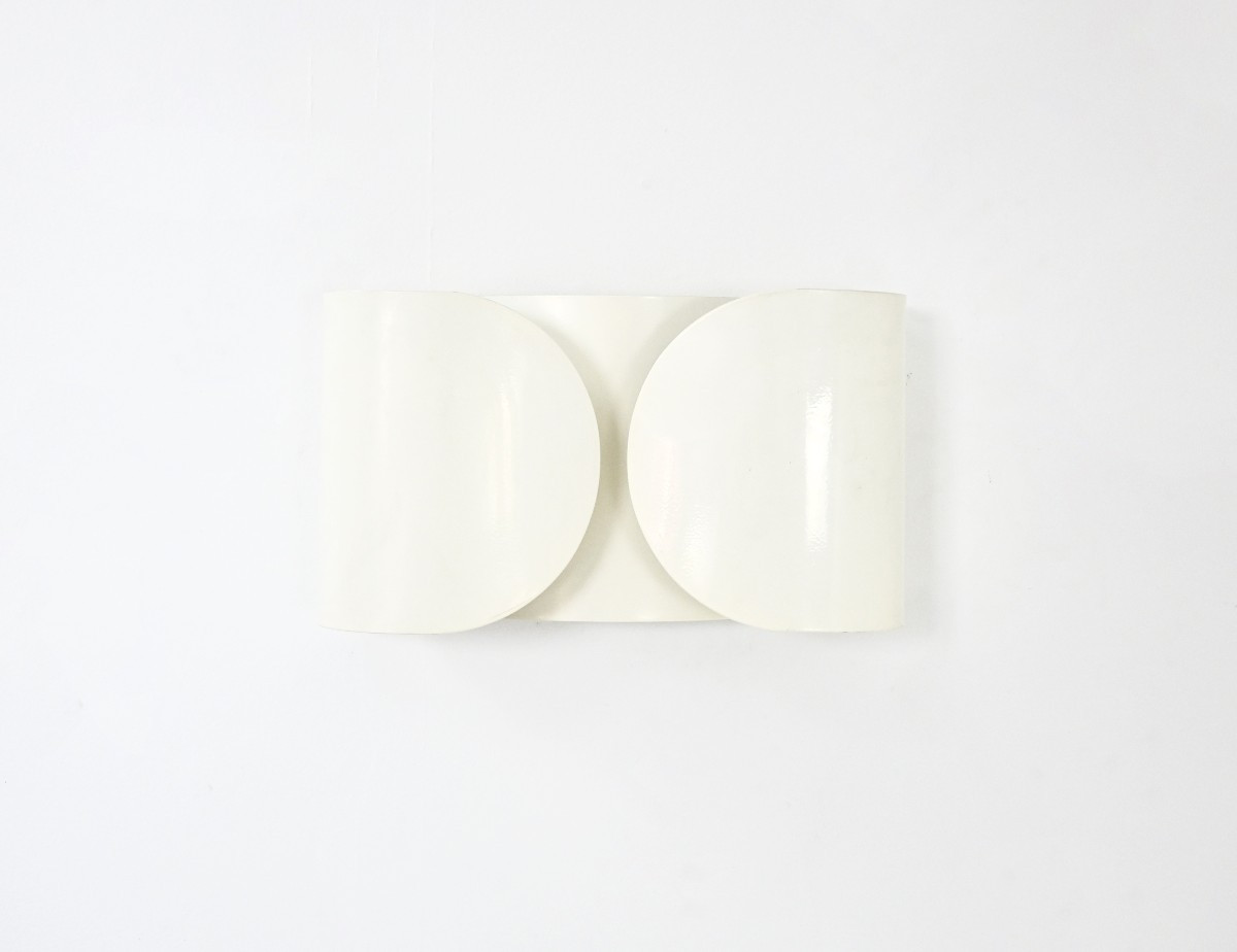 White Foglio Wall lamp by Afra & Tobia Scarpa for Flos, 1960s