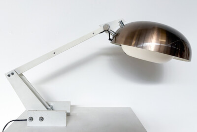 Wim Rietveld Industrial Desk Lamp, 1960s