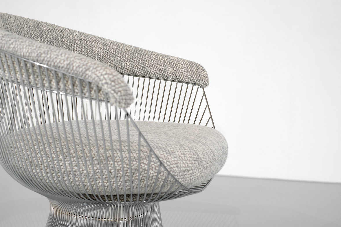 Wire armchair by Warren Platner for Knoll, contemporary reedition