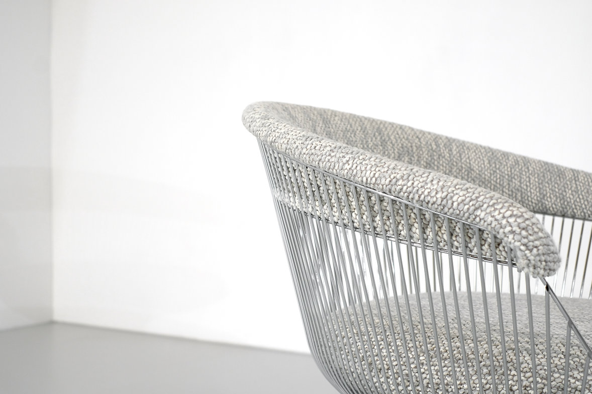 Wire armchair by Warren Platner for Knoll, contemporary reedition
