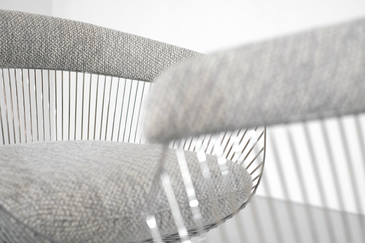 Wire armchair by Warren Platner for Knoll, contemporary reedition