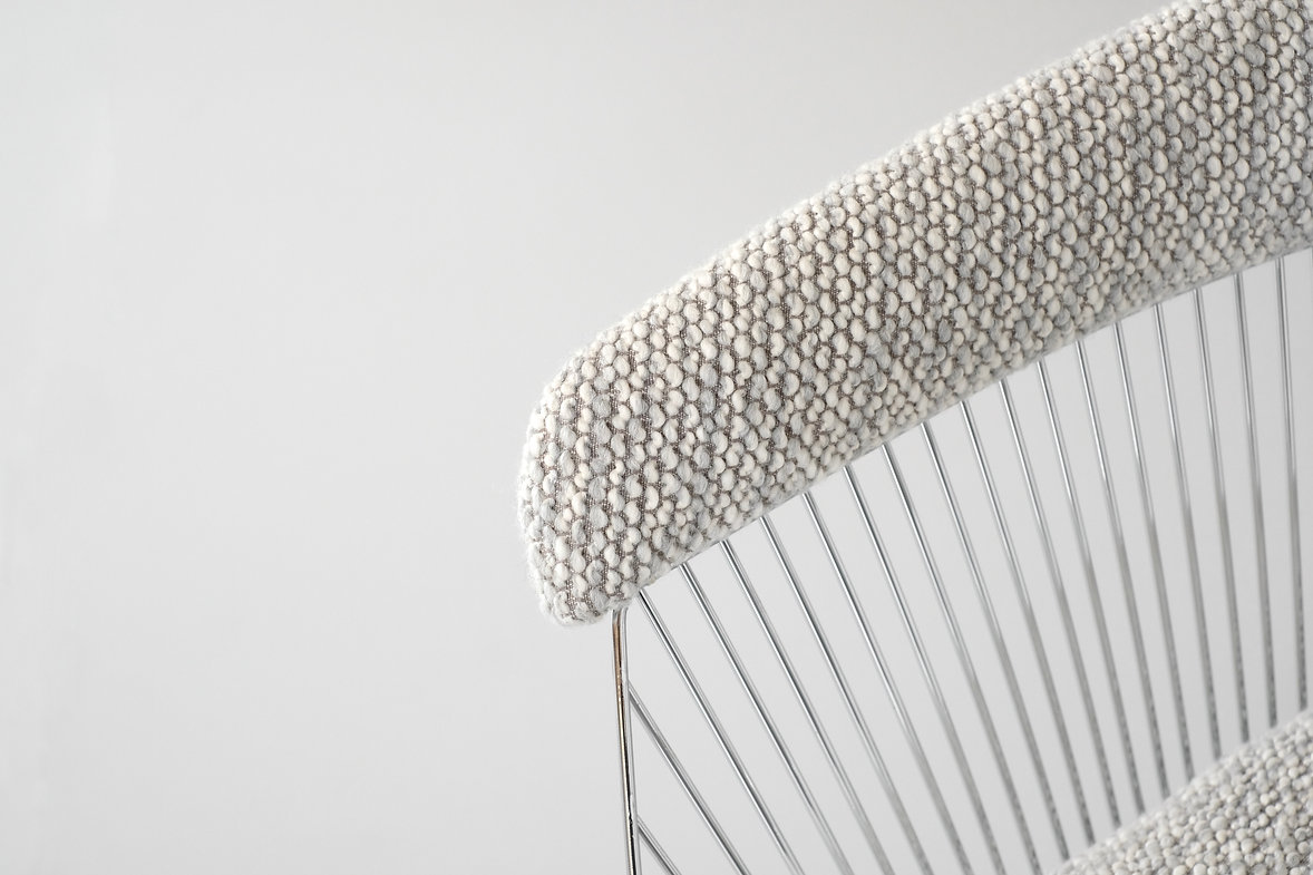 Wire armchair by Warren Platner for Knoll, contemporary reedition
