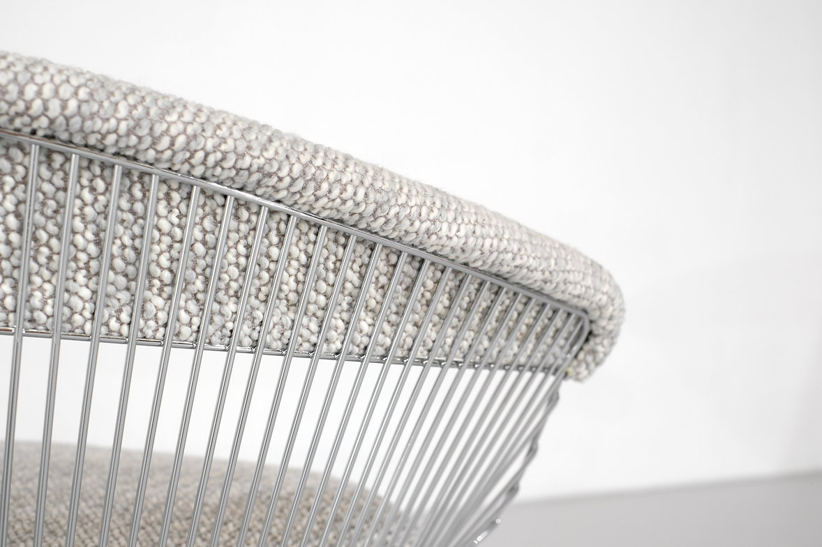 Wire armchair by Warren Platner for Knoll, contemporary reedition
