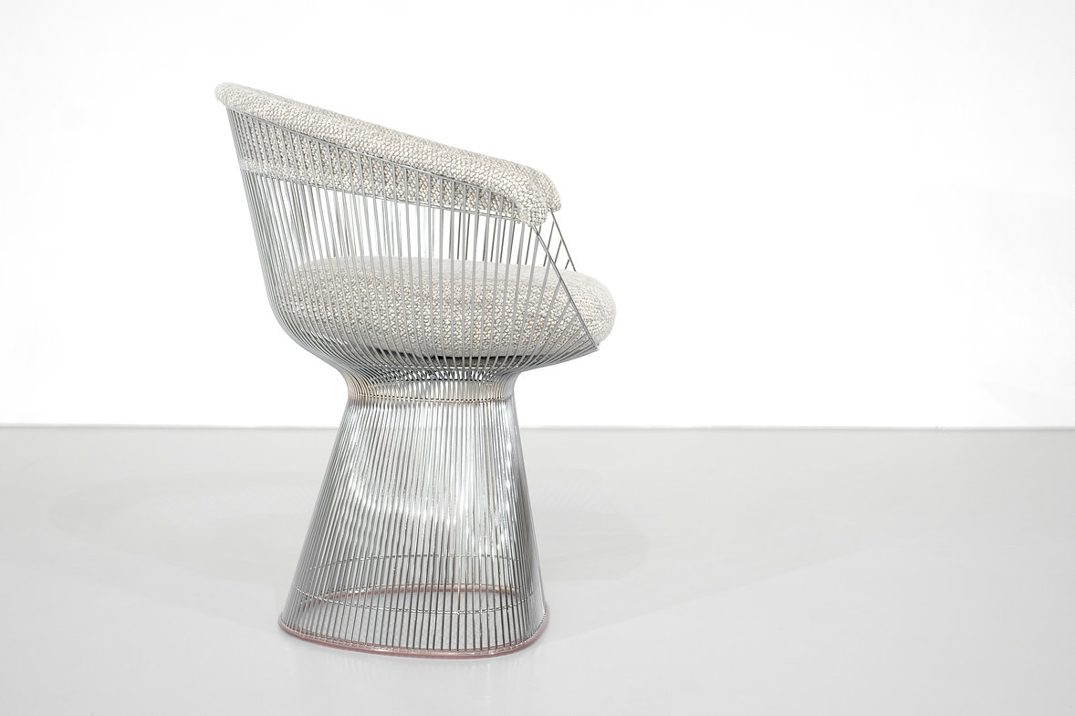 Wire armchair by Warren Platner for Knoll, contemporary reedition